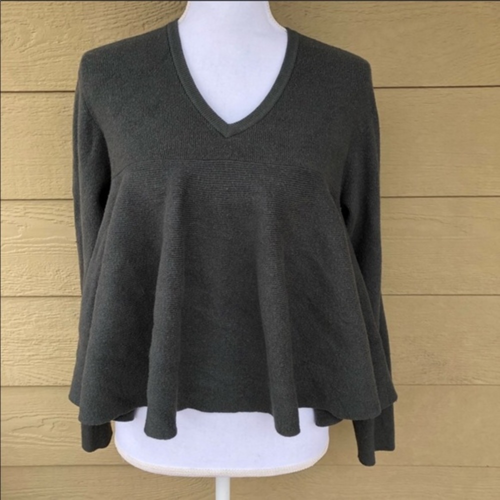C/MED Collective Babydoll Long-Sleeve Top Size S